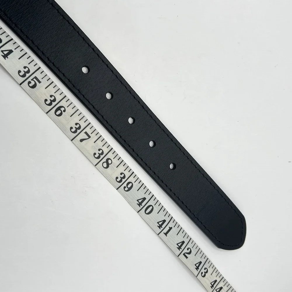 Wrangler Genuine Leather Belt 38/95 Black Classic Work Minimalist Closet‎ Staple